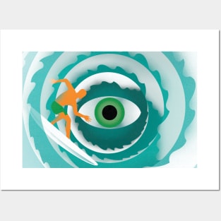 Eye of the wave Posters and Art